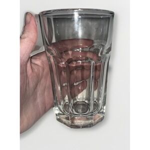 Vintage Anchor Hocking Retired Bistro Glass Geometric Shape Great Condition